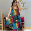 Umbrella Dress, Cotton Mix Fabric, Free Size up to 5XL, Elegant Design