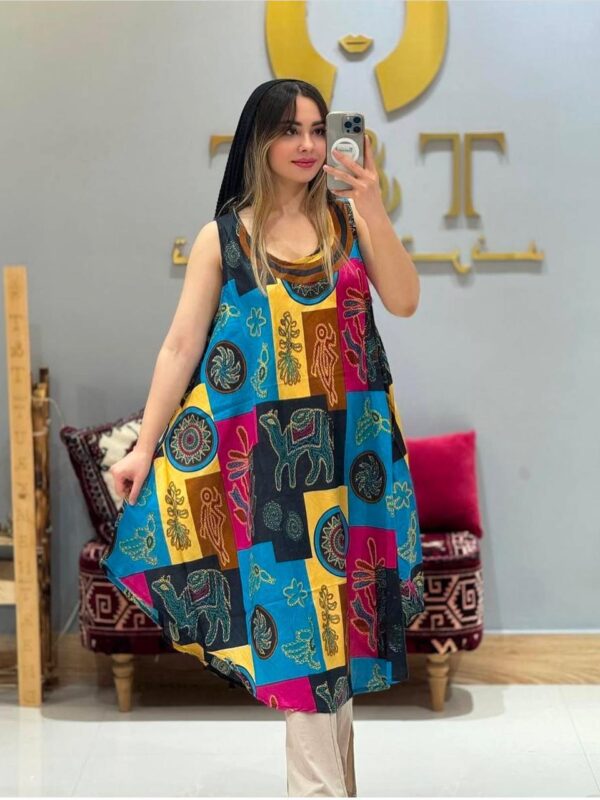 Umbrella Dress, Cotton Mix Fabric, Free Size up to 5XL, Elegant Design
