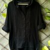 Hoodie Shirt, Block Print, Cotton Mulmul Fabric