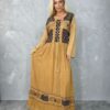 Elegant, Long, Cotton Mix Dress, Free Size up to 52 Bust, Ready to Wear