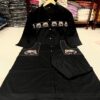 Embroidery work Cotton kurti, 2-side pocket pant, office wear, trendy look, available in 2 colours
