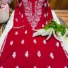 Lucknowi Chikankari Cotton, Big Size Kurti, Traditional Embroidery, Loose Fit