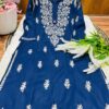 Lucknowi Chikankari Cotton, Big Size Kurti, Traditional Embroidery, Loose Fit