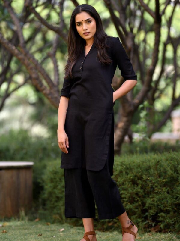Aline Shape Kurti with Plazzo, Festival Special, Cotton Material, Both Side Pocket, Navratri Collection
