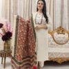 Premium Cotton Flex Kurti, Heavy Embroidery, Pant, Silk Chanderi Dupatta