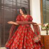 Muslin Aj-rakh print Vaishnavi suit set, complete lining, luxurious dupatta, micro bottom