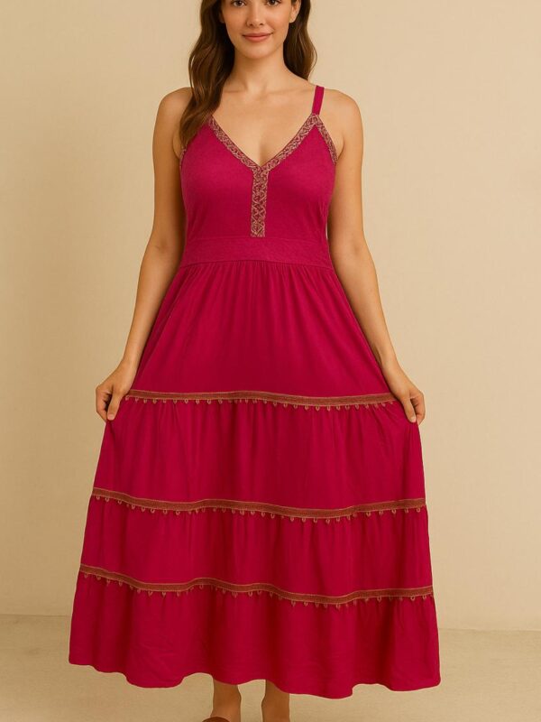 Classy Summer Dress, Rayon Fabric, Elegant Design, Comfortable Fit