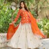 Heavy Embroidery Lehenga Choli, Pure Tissue Silk Lehenga, Pure Chinon Dupatta, Festive Wear