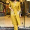 Heavy Embroidery Cotton Kurti Pant Set, Festive Wear, Office and Regular Outfit