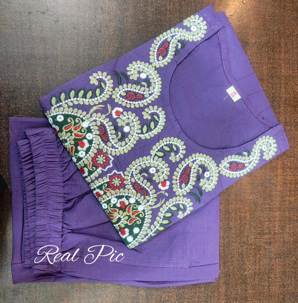 2-piece Cotton Office Wear Pant-set, Classy and Chic, Kurta Length 32, Pant 38, Colour 05