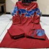 Elephant print, Cotton, A-line kurta set, straight cut, 3/4 sleeves