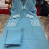 Heavy Embroidery Cotton Kurti Pant Set, Festive Wear, Office and Regular Outfit