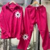 Summer Flower Cotton Coord Set, Floral Design, Comfortable Fabric, Elegant Outfit