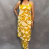 2-piece Cotton Spaghetti Kurta Pant Set, Adjustable Straps, Modern Ethnic Touch