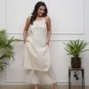 3-colour Cotton Slub Cord Set, Gorgeous Ladies Kurti and Plazo, Heavy Aari Mirror Work, Stylish Latkan