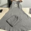 Pure Cotton, A-line kurta set, Plazoo neck, V-shape back, Mega sleeves