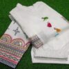 Sequined embroidery, Cotton flex, Aline kurta, Matching pant, Elegant ensemble