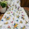 Chikankari Printed Georgette Designer Gown, Lucknowi Style, Elegant, Affordable