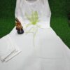A-line Kurta, Cotton Flex, Embroidered, Matching Pant, One Side Pocket
