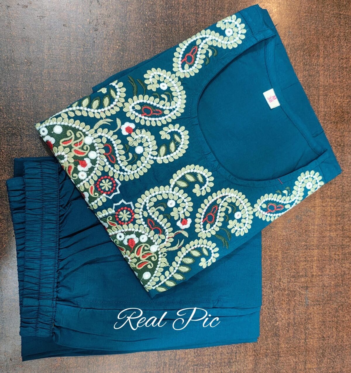 2-piece Cotton Office Wear Pant-set, Classy and Chic, Kurta Length 32, Pant 38, Colour 05