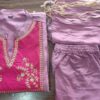 Chanderi suit, cotton pant, dupatta, beautiful embroidery, elegant design