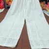 Pure Cotton, Women Regular Fit, Chiken Plazo Trousers