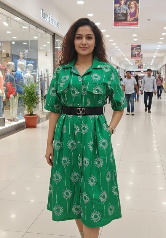 Premium Silkydenim Dress, Beautiful Design, Women's Wear, Elegant Outfit, Stylish Attire, Comfort Fit, Party Wear, Festive Collection